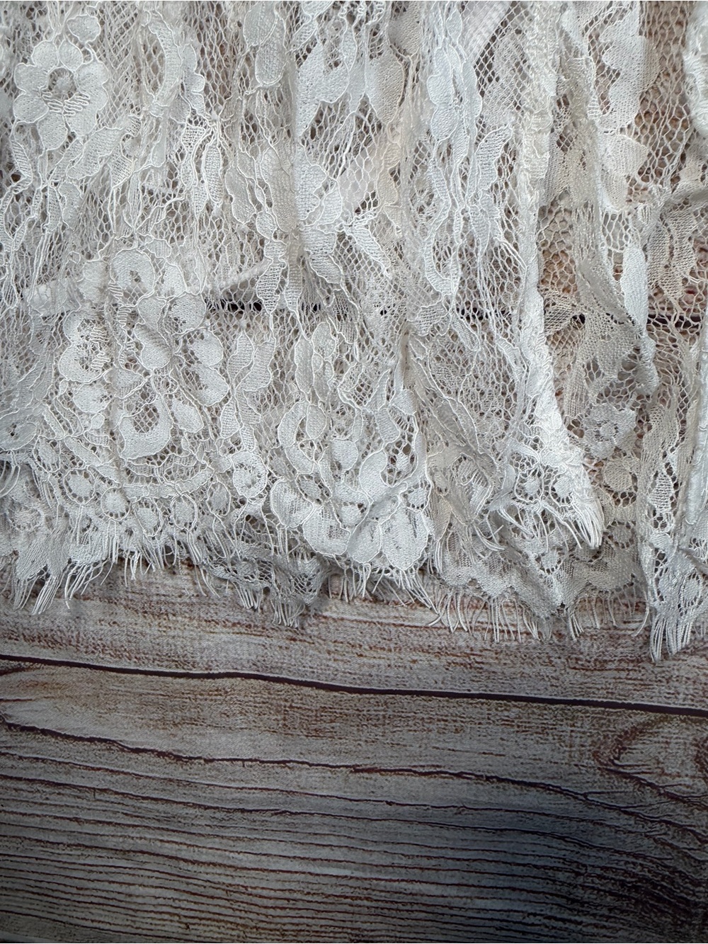 Delicate Dainty Whimsigoth Fairy Sheer Lace Fringe Bustier Camisole - Picture 6 of 9
